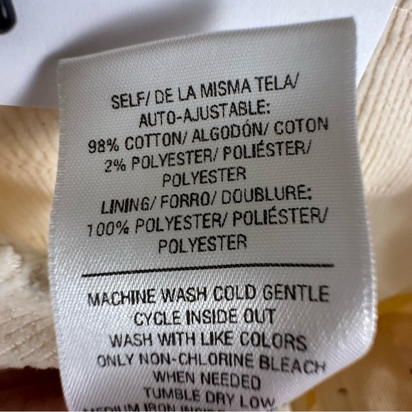 Joe’s Jeans The Frankie Bootcut Mid-Rise Courdroy Slit Hem Double Cream 29 NWT - Picture 11 of 13